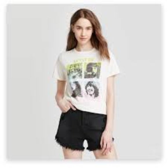 The‎ Beatles Let It Be Graphic Pictures  Crew Neck T Shirt Cotton Blend - Picture 2 of 6